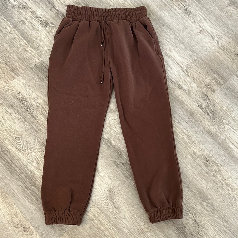Chocolate brown sweatpants